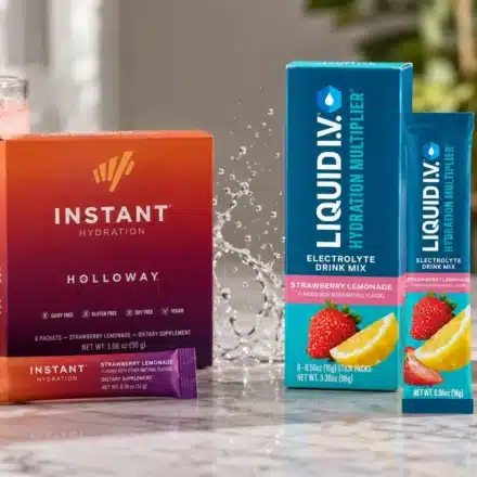 Instant Hydration vs Liquid IV: Which One Actually Works Better? (2026) Instant Hydration vs Liquid IV side-by-side comparison 2026