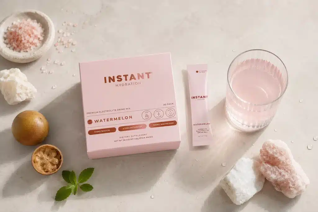 Instant Hydration ingredients and electrolytes during pregnancy