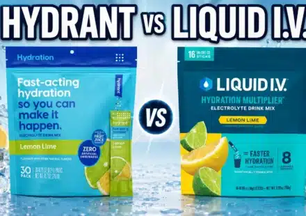 Hydrant vs Liquid IV electrolyte powder comparison 2026
